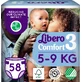 Підгузки Libero Comfort Розмір 3 (5-9 кг), 58 шт.