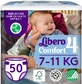 Подгузники Libero Comfort размер 4, (7-11 кг), 50 шт.