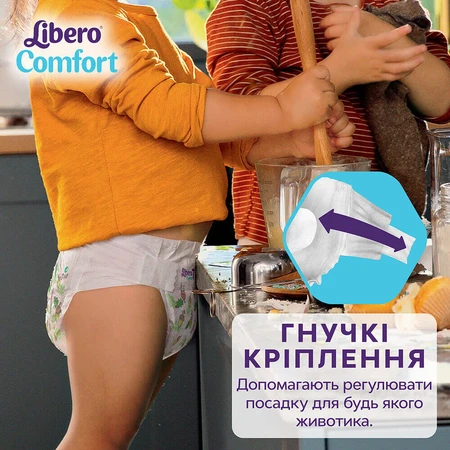 Підгузки Libero Comfort розмір 6, (13-20 кг), 68 шт.: ціни та характеристики