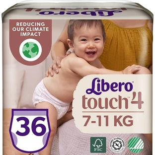 Підгузки Libero Touch 4 7-11 кг, 36 шт.