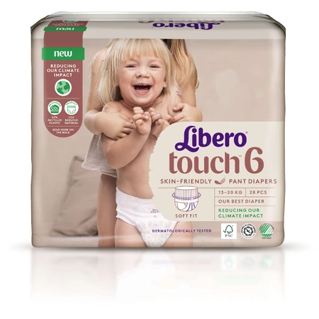 Підгузки Libero Touch Pants Розмір 6 (13-20 кг), 28 шт.: ціни та характеристики