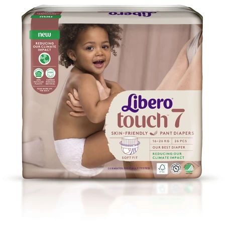 Підгузки Libero Touch Pants Розмір 7 (16-26 кг), 26 шт.: ціни та характеристики