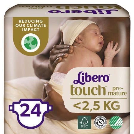 Подгузники Libero Touch Prema от 0 до 2.5 кг 24 шт.