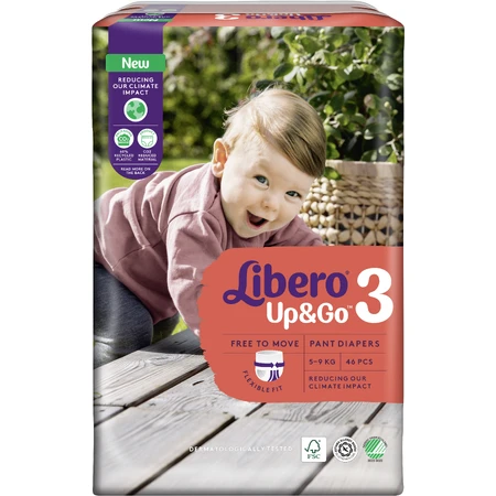 Подгузники Libero Up&Go Размер 3 (5-9 кг), 46 шт.: цены и характеристики