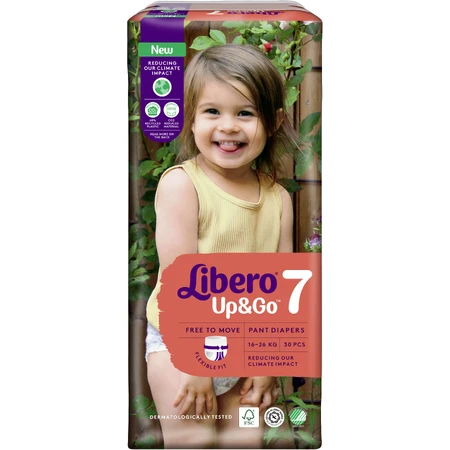 Подгузники Libero Up&Go Размер 7 (16-26 кг), 30 шт.: цены и характеристики