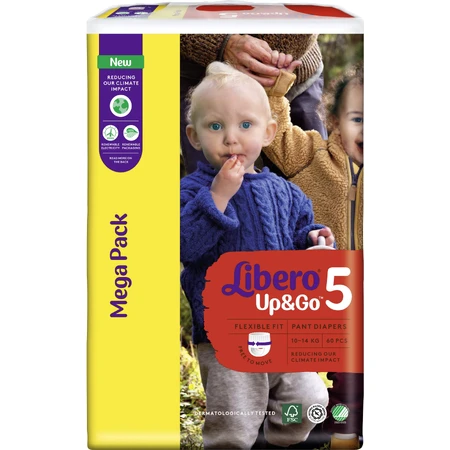 Подгузники-трусики Libero Up&Go, р. 5, 10-14 кг, 60 шт.: цены и характеристики