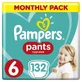 Подгузник Pampers трусики Pants Giant Размер 6 (15+ кг), 132 шт.