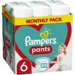 Подгузник Pampers трусики Pants Giant Размер 6 (15+ кг), 132 шт.: цены и характеристики