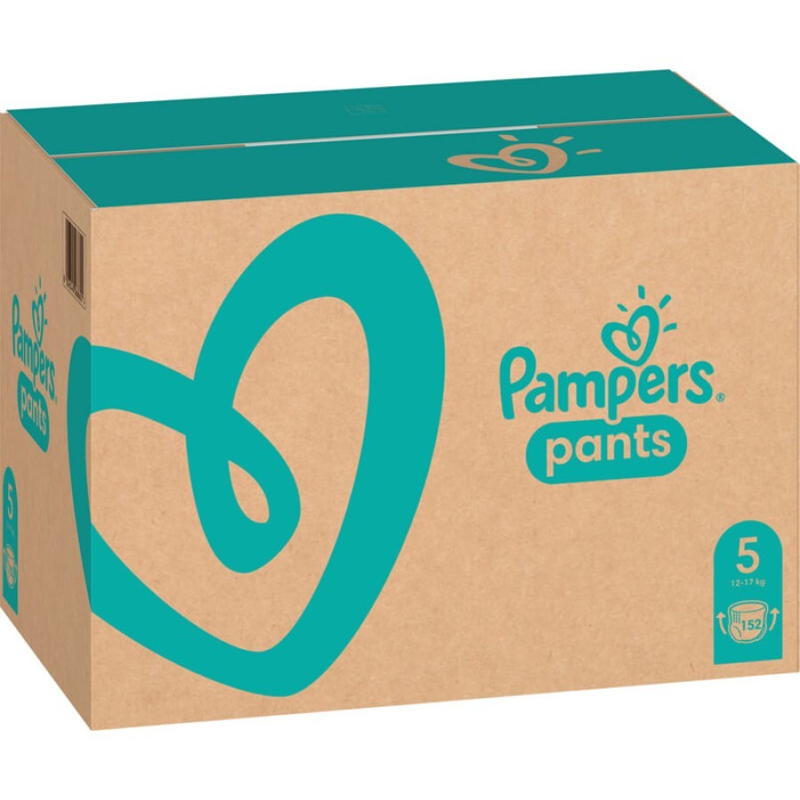 Подгузник Pampers трусики Pants Junior Размер 5 (12-17 кг), 152 шт.: цены и характеристики