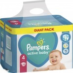 Підгузки Pampers Active Baby Maxi Розмір 4 (9-14 кг), 76 шт.: ціни та характеристики
