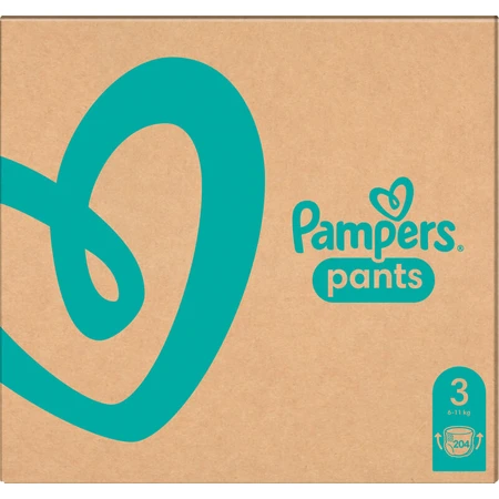 Подгузник Pampers Pants Midi Размер 3 (6-11 кг), 204 шт.: цены и характеристики