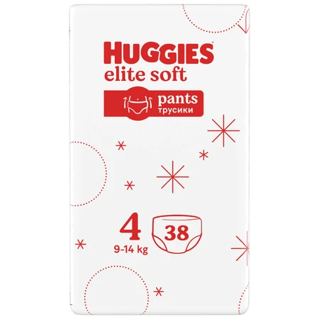 Підгузник Huggies Elite Soft 4 (9-14 кг) Box 76 шт: ціни та характеристики
