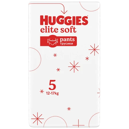 Підгузник Huggies Elite Soft 5 (12-17 кг) Box 68 шт: ціни та характеристики