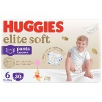 Подгузник Huggies Elite Soft 6 (15-25 кг) Mega, 30 шт.: цены и характеристики
