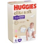 Підгузник Huggies Elite Soft 6 (15-25 кг) Mega 30 шт: ціни та характеристики