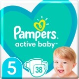 Подгузник Pampers Active Baby Размер 5 (11-16 кг), 38 шт.