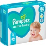 Подгузник Pampers Active Baby Размер 5 (11-16 кг), 38 шт.: цены и характеристики
