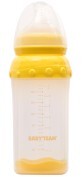Пляшечка для годування Baby Team скляна з широким горлом, 220 мл