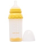 Бутылочка для кормления Baby Team стеклянная с широким горлом, 220 мл: цены и характеристики