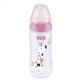 Бутылочка для кормления Nuk First Choice Plus Жираф 300 мл, розовая