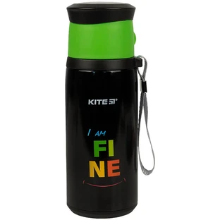 Поїльник-непроливайка Kite Fine термос 350 мл, чорний