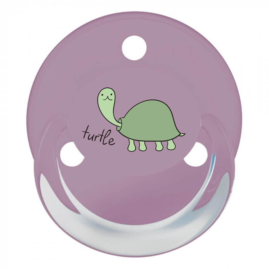 Пустушка Baby-Nova Turtle&Panda Uni 0-24 міс. рожева/бузкова, 2 шт.: ціни та характеристики