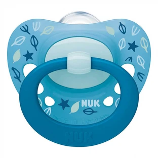 Пустушка Nuk Signature 6-18 міс., блакитна