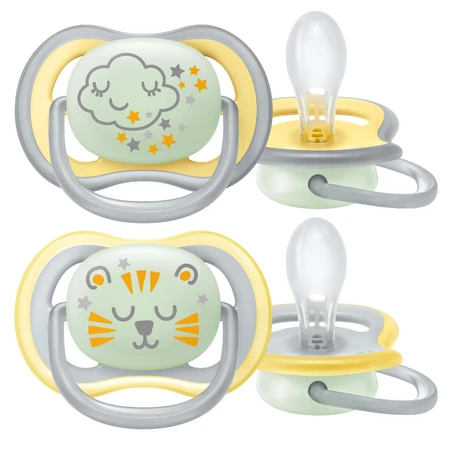 Пустушка Philips AVENT Avent Ultra Air Нічна з 18 місяців SCF376/01, 2 шт. : ціни та характеристики