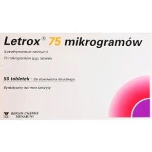 Летрокс  таблетки 75 мкг №50