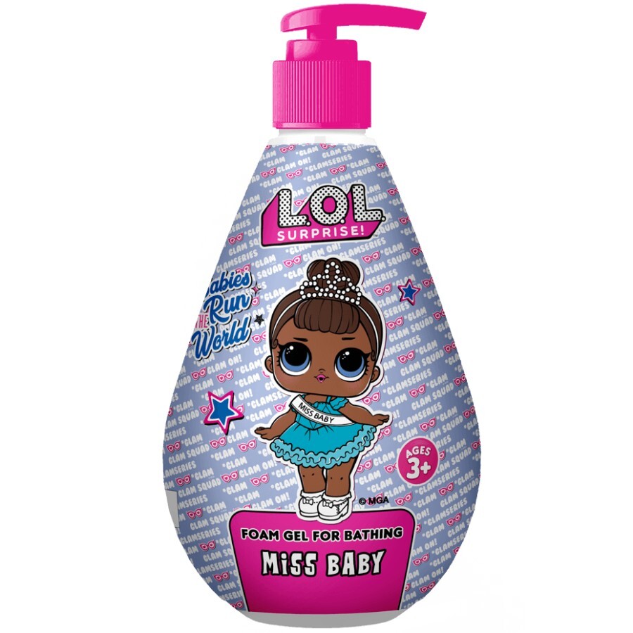 Дитячий гель для душу L.O.L. Surprise! Miss Baby пінка для ванної, 500 мл: ціни та характеристики