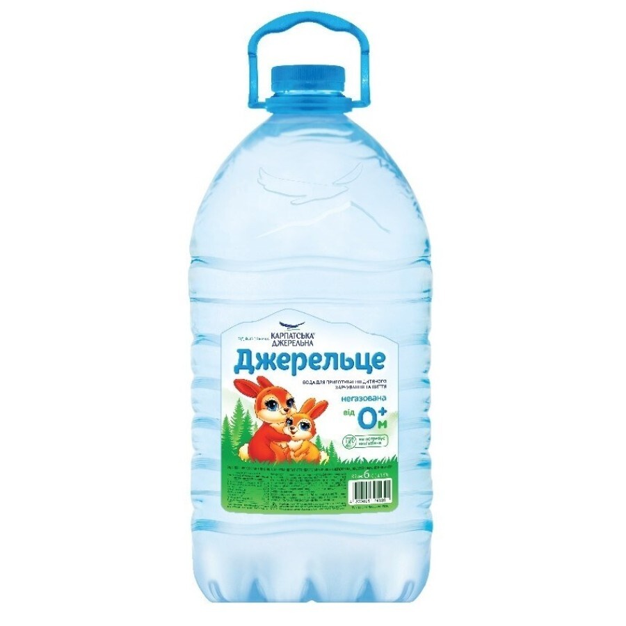 Питьевая вода Джерельце для детского питания, 6 л: цены и характеристики