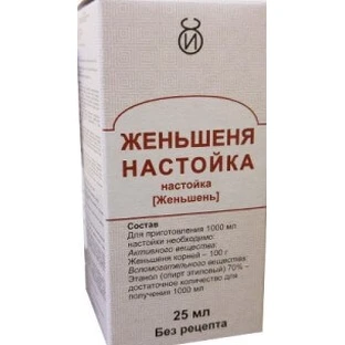Женьшеня настойка 50 мл фл