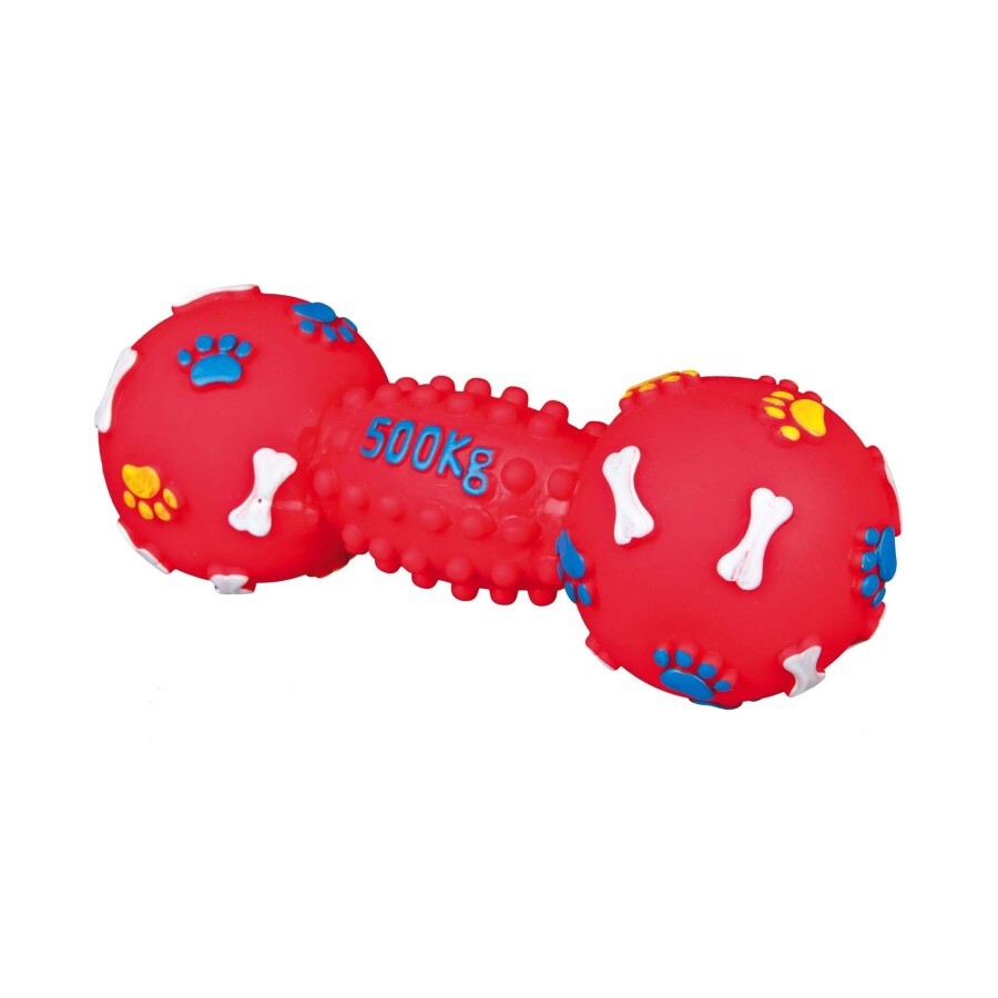 Іграшка для собак Trixie Гантель з пискавкою 19 см: ціни та характеристики