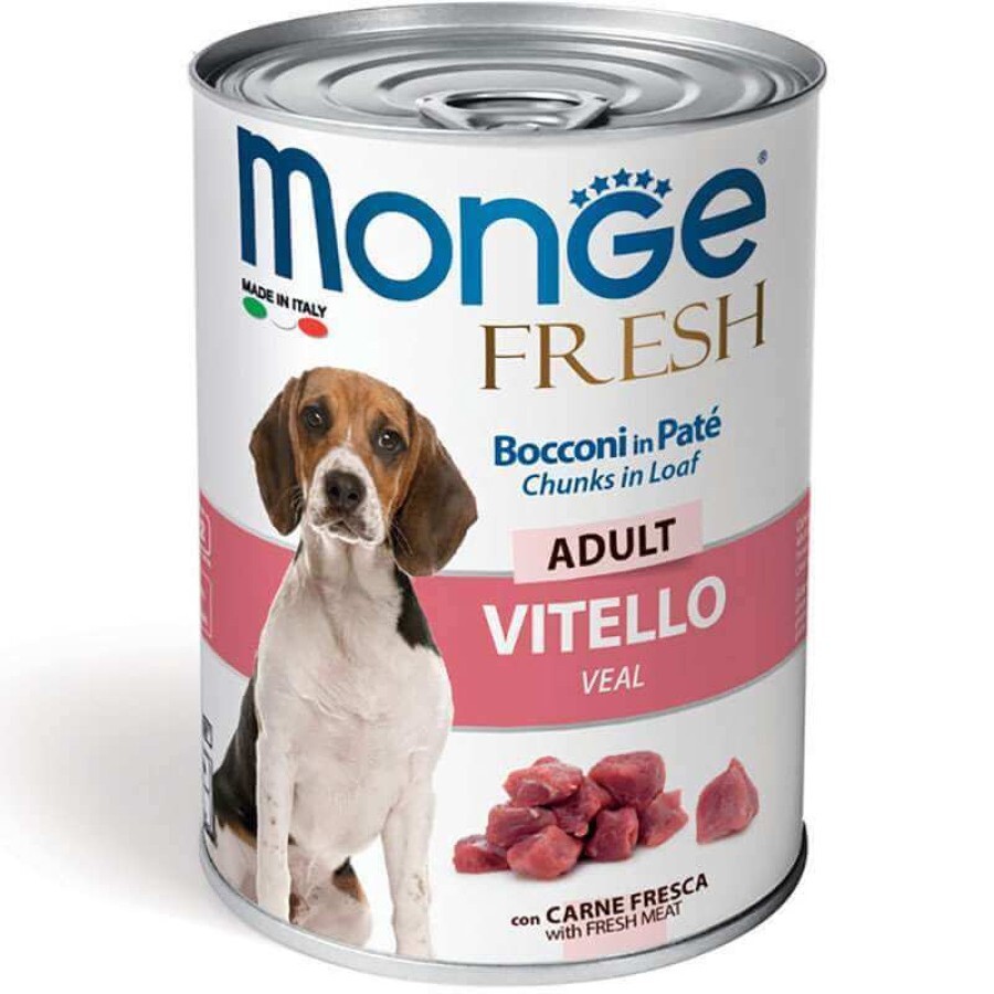 Консервы для собак Monge Dog Fresh телятина 400 г: цены и характеристики