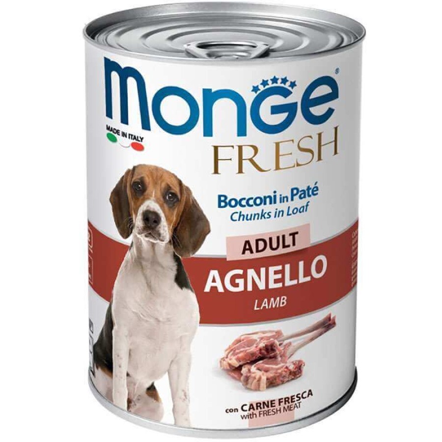 Консервы для собак Monge Dog Fresh ягненок 400 г: цены и характеристики