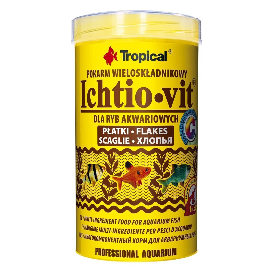 Корм для риб Tropical Ichtio-vit у пластівцях 500 мл: ціни та характеристики