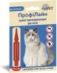 Краплі для тварин ProVET ПрофіЛайн від бліх та кліщів для котів вагою 4-8 КГ 1 мл