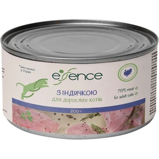 Паштет для кошек Essence с индейкой 200 г