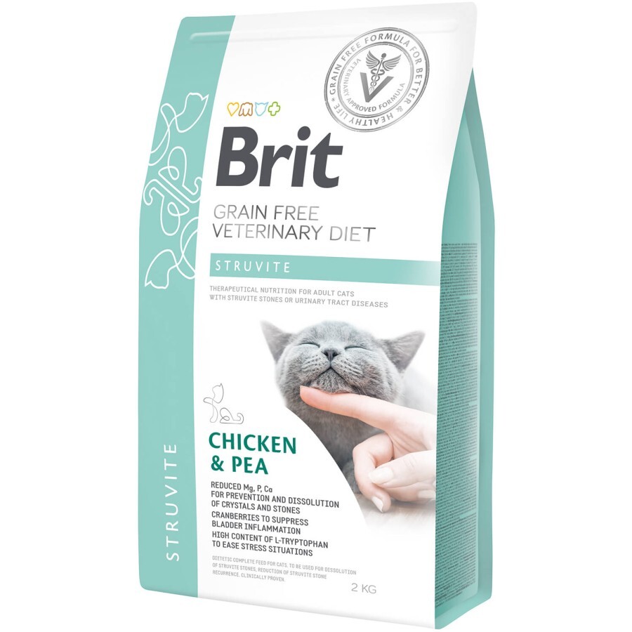 Сухой корм для кошек Brit GF VetDiets Cat Struvite 2 кг: цены и характеристики