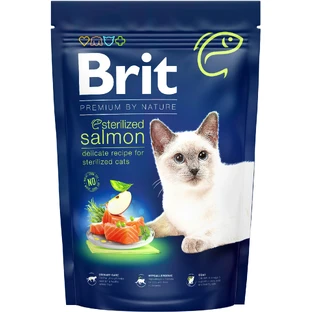 Сухой корм для кошек Brit Premium by Nature Cat Sterilized Salmon 1.5 кг