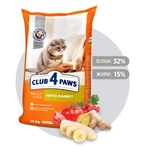UAnimals Сухой корм для кошек Club 4 Paws Премиум. С кроликом 14 кг: цены и характеристики