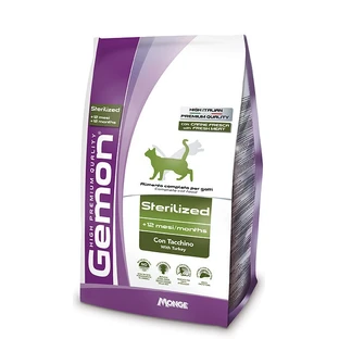 Сухой корм для кошек Gemon Cat Sterilised light stirility с индейкой 5 кг