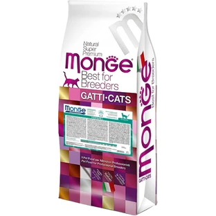 Сухий корм для котів Monge Cat Hairball зі смаком курки, кукурудзи та рису 10 кг