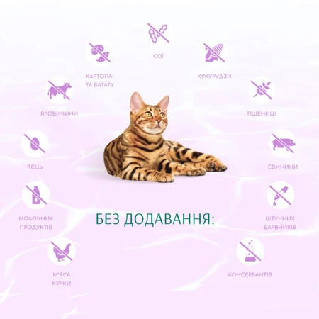 Сухой корм для кошек Optimeal Beauty Harmony беззерновой на основе морепродуктов 4 кг: цены и характеристики