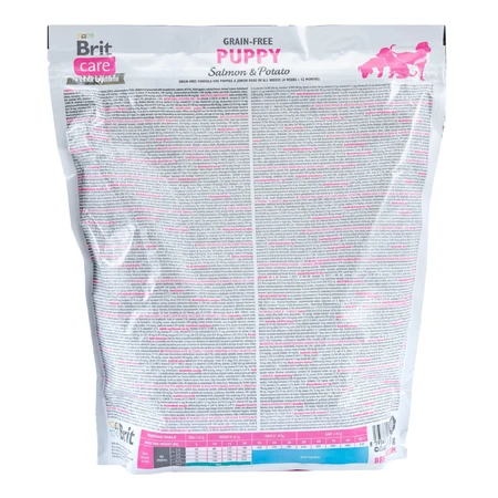 Сухой корм для собак Brit Care GF Puppy Salmon and Potato 1 кг: цены и характеристики