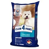 Сухой корм для собак Club 4 Paws Премиум. Для мелких пород – ягненка и рис 14 кг