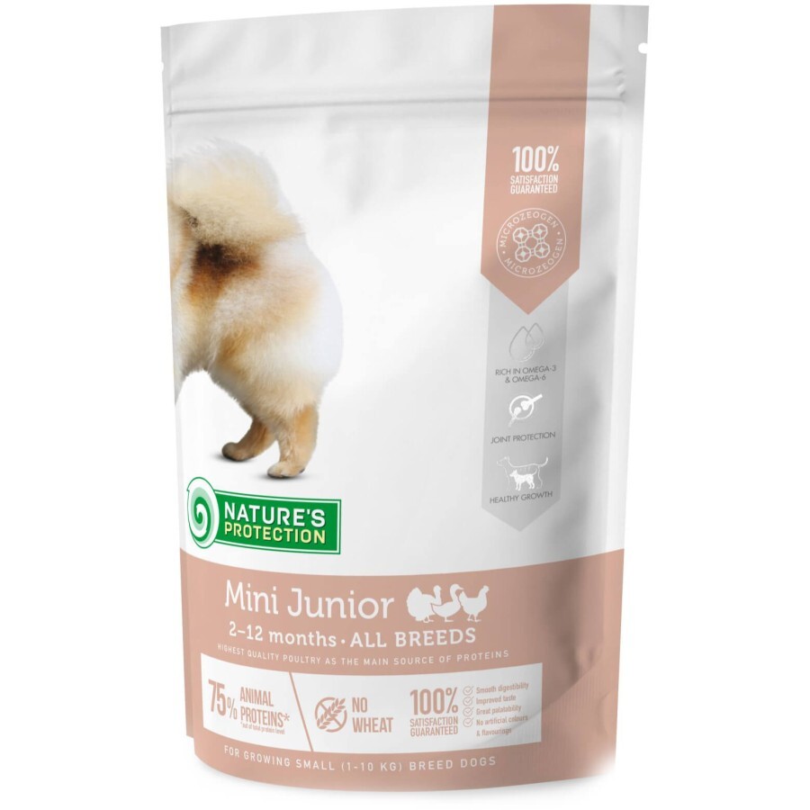Сухой корм для собак Nature's Protection Mini Junior Small breeds 500 г: цены и характеристики