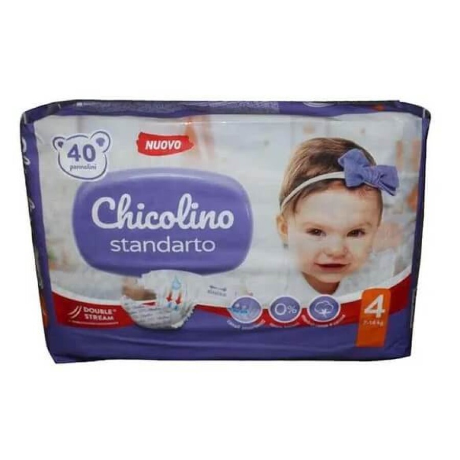 Підгузки дитячі Chicolino Standarto 4, 7-14 кг, 40 шт: ціни та характеристики
