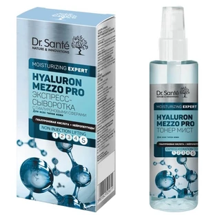 Набор Экспресс-сыворотка Dr. Sante Hyaluron Mezzo Pro Serum, 30 мл + Тонер для лица, 150 мл