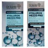 Набор Экспресс-сыворотка Dr. Sante Hyaluron Mezzo Pro Serum, 30мл + Бустер для кожи вокруг глаз, 15 мл